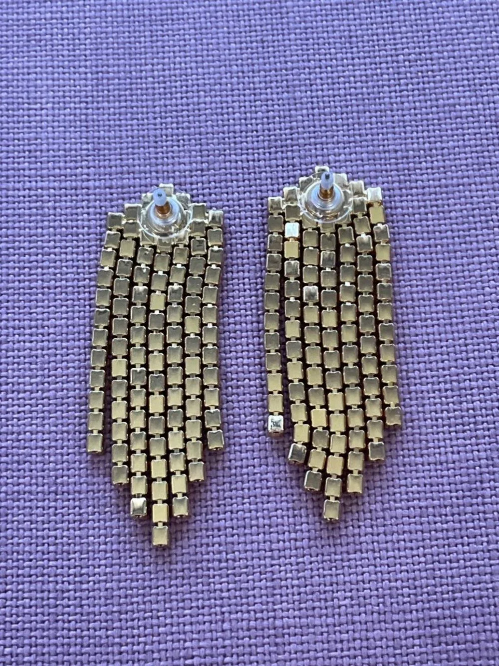 Tuckernuck Kiwi Crystal Simone Earrings in Gold One Size Womens Jewelry
